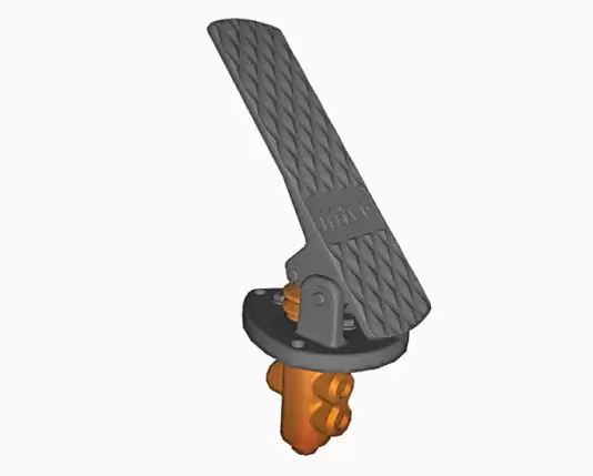 Apache Single Brake Pedal